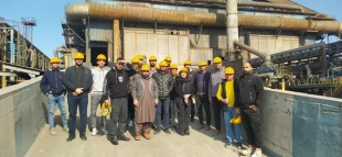 بازدید دانشجویان آموزشکده ملی مهارت شریف ابرکوه از ذوب آهن اصفهان  4