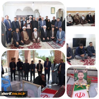 دیدار با خانواده شهید گرانقدر ابوالفضل کریمی به منظور عرض تبریک و تسلیت به خانواده معظم این شهید