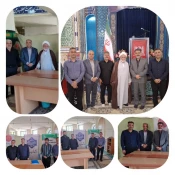 برپایی میز خدمت دانشکده ملی مهارت شریف  در آیین سیاسی عبادی نماز جمعه ابرکوه 6